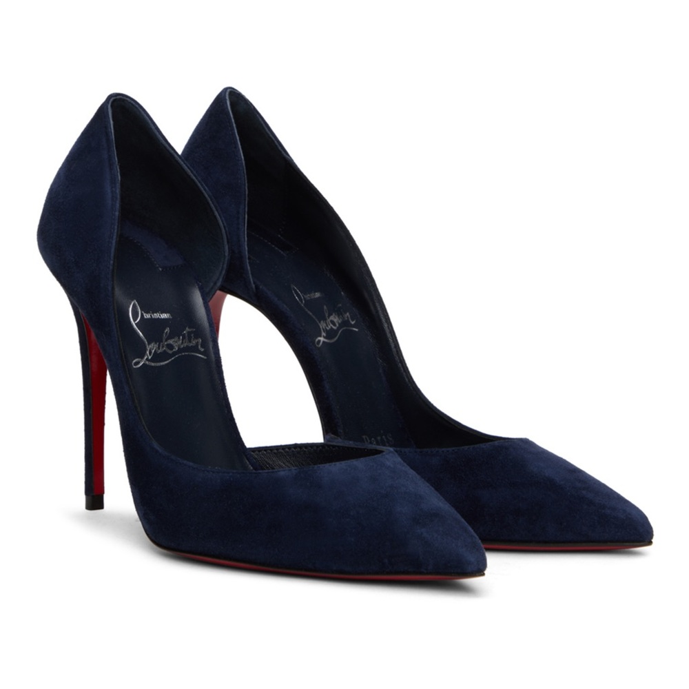 Christian Louboutin Navy Iriza Heels